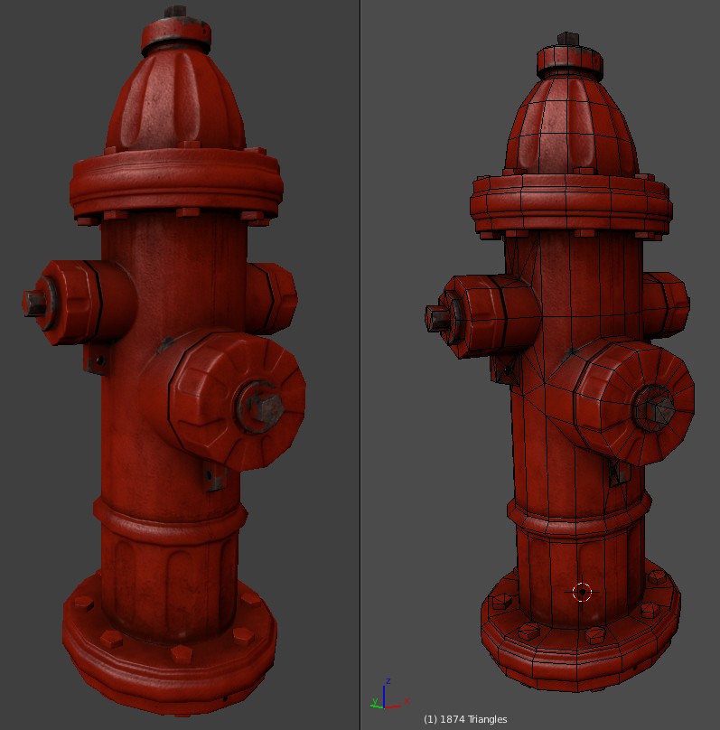 Fire Hydrant (LP + LoD) preview image 1